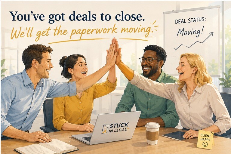 You've got deals to close. We'll get the paperwork moving.